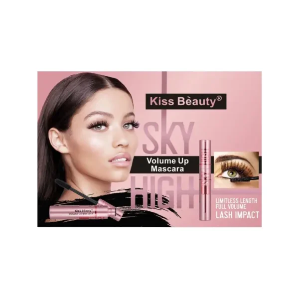 Mascara Waterproof Kiss Beauty - Imagen 2