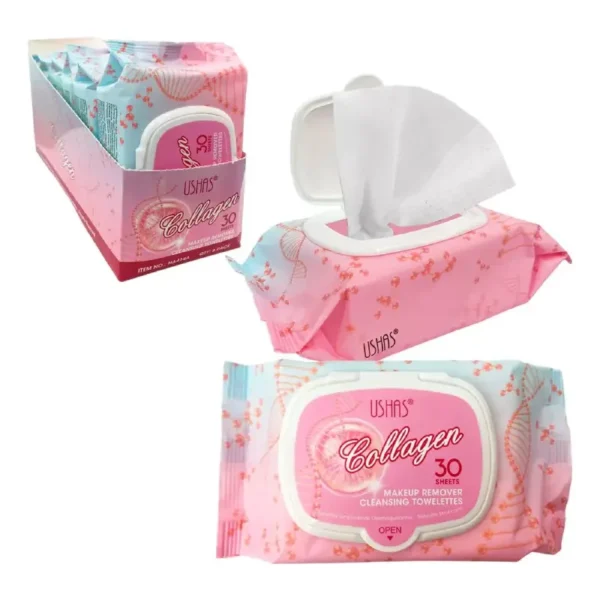 Toallitas con colágeno Ushas