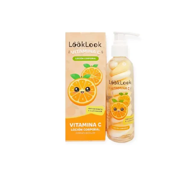 Loción corporal bicolor con Vitamina C