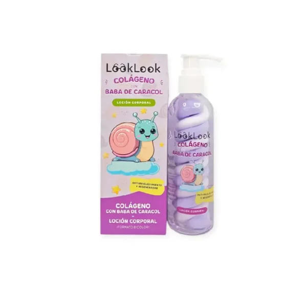 Loción corporal bicolor con colágeno