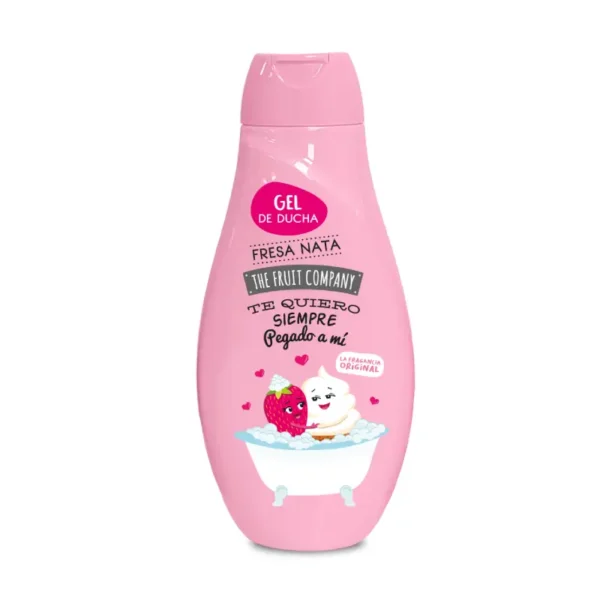 Gel de ducha fresa y nata